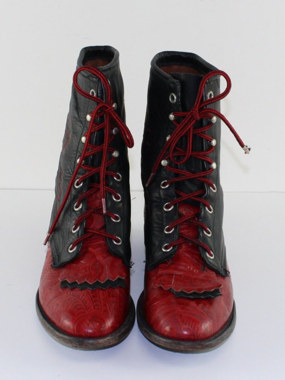 Vintage Rocky Mountain USA Kiltie Western Boots (7.5 US) - Picture 2 of 11